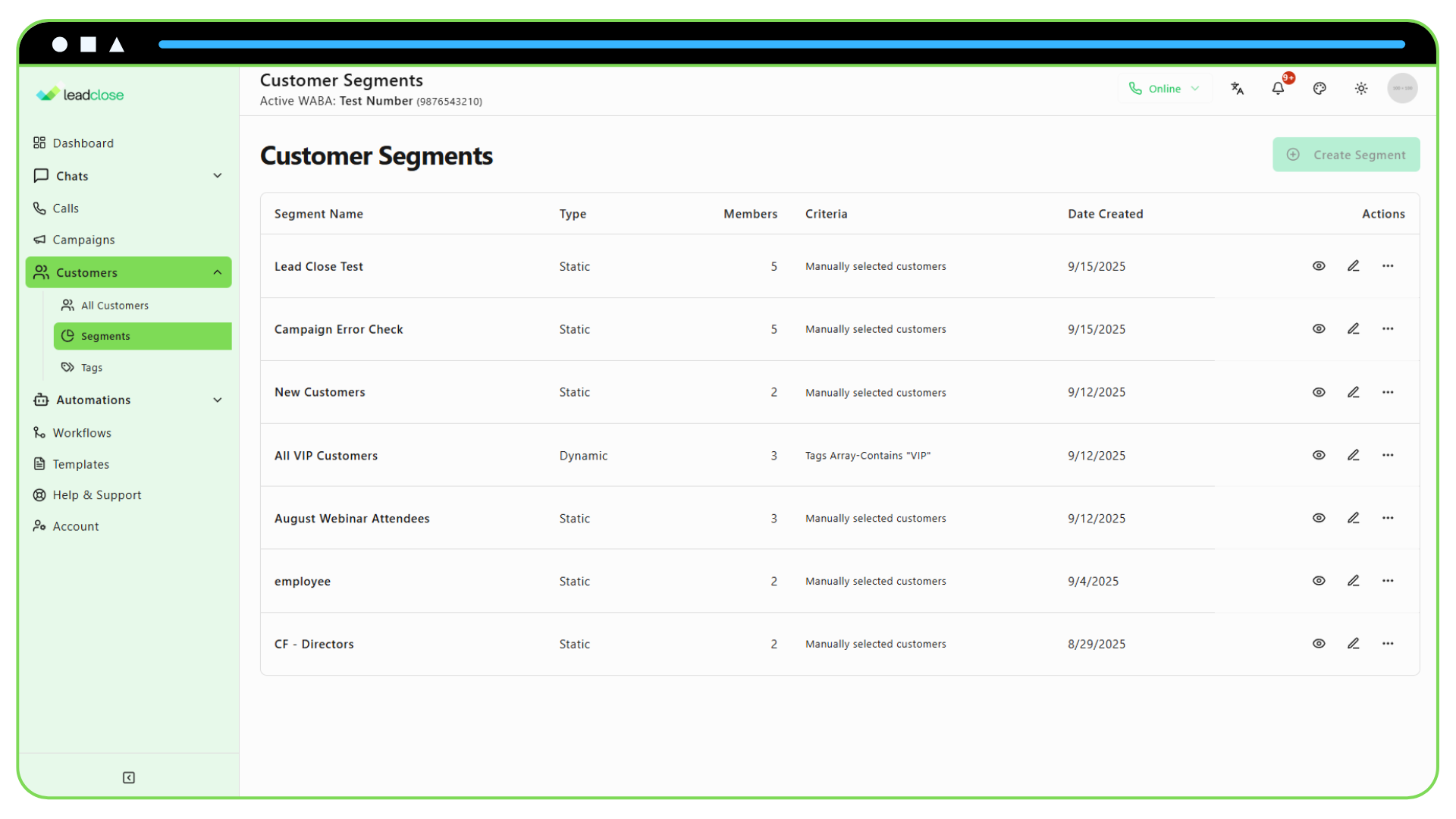 Bulk Messaging Campaigns